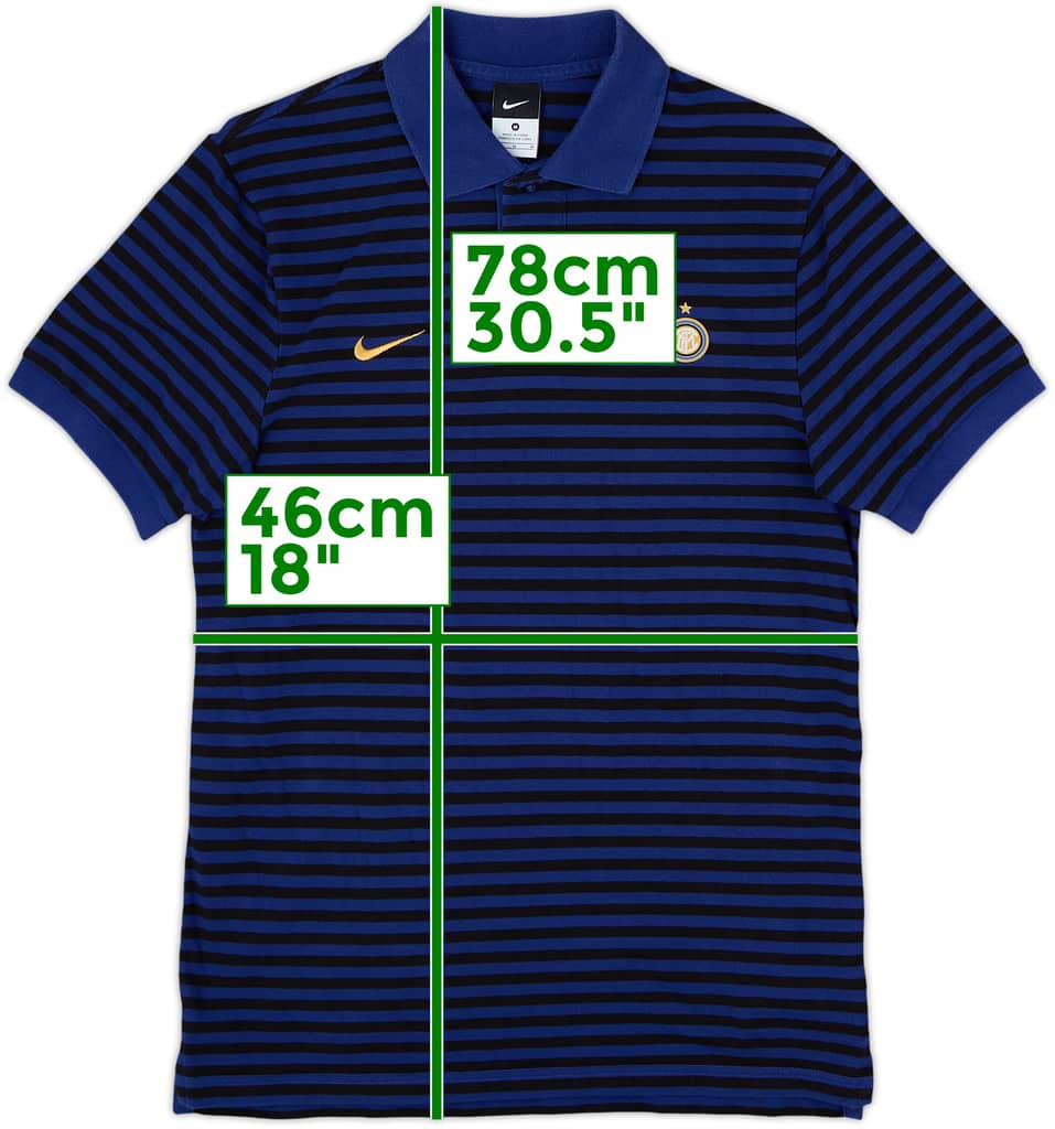 2011-12 Inter Milan Nike Polo Shirt - 9/10 - (M)