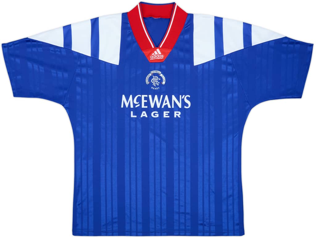 1992-94 Rangers Home Shirt - 8/10 - (XXL)