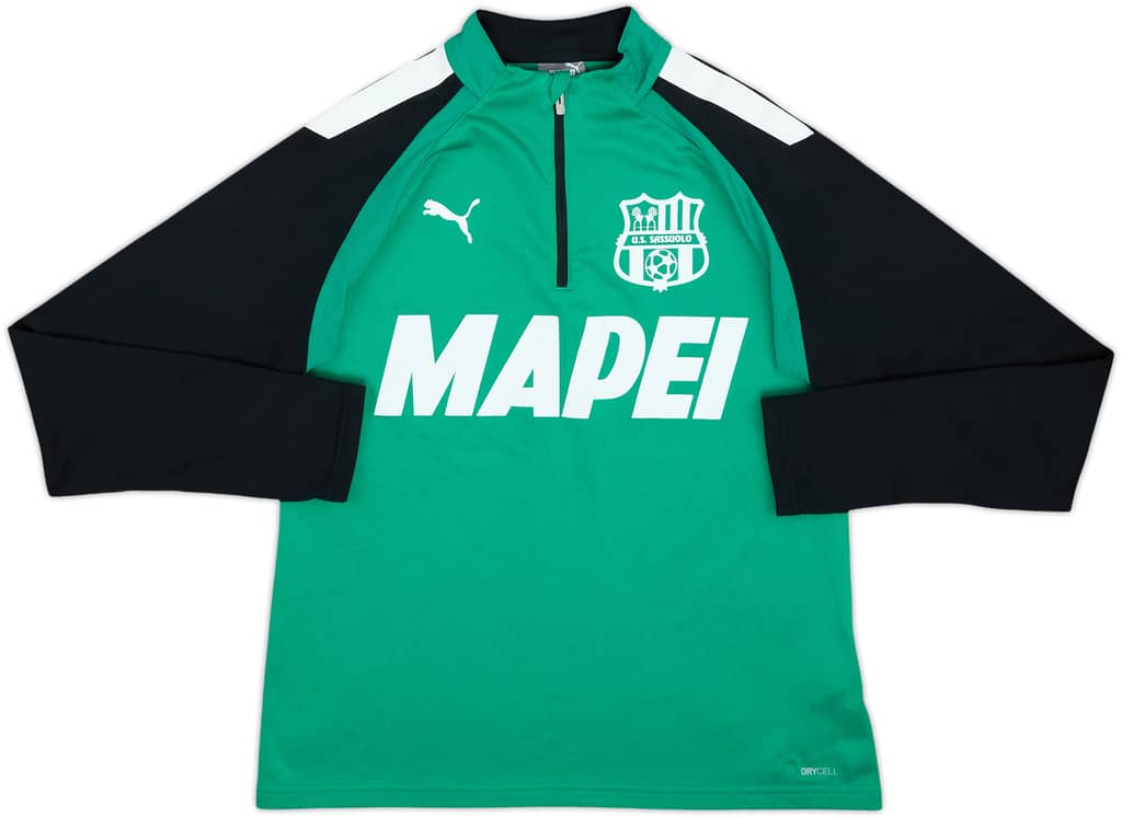 2021-22 Sassuolo Puma 1/4 Zip Drill Top - 7/10 - (S)
