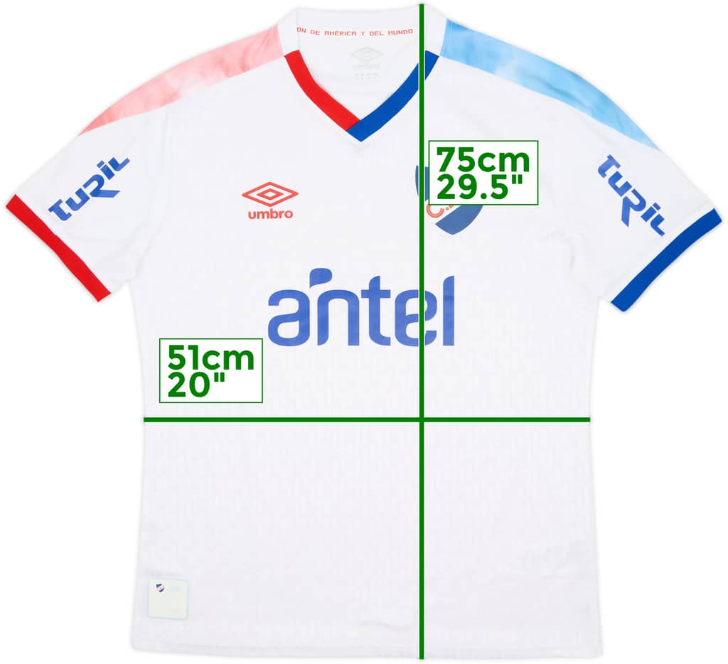 2021 Club Nacional Home Shirt - 9/10 - (L)