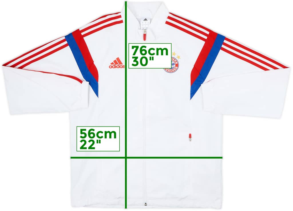 2014-15 Bayern Munich adidas Track Jacket - 8/10 - (M)