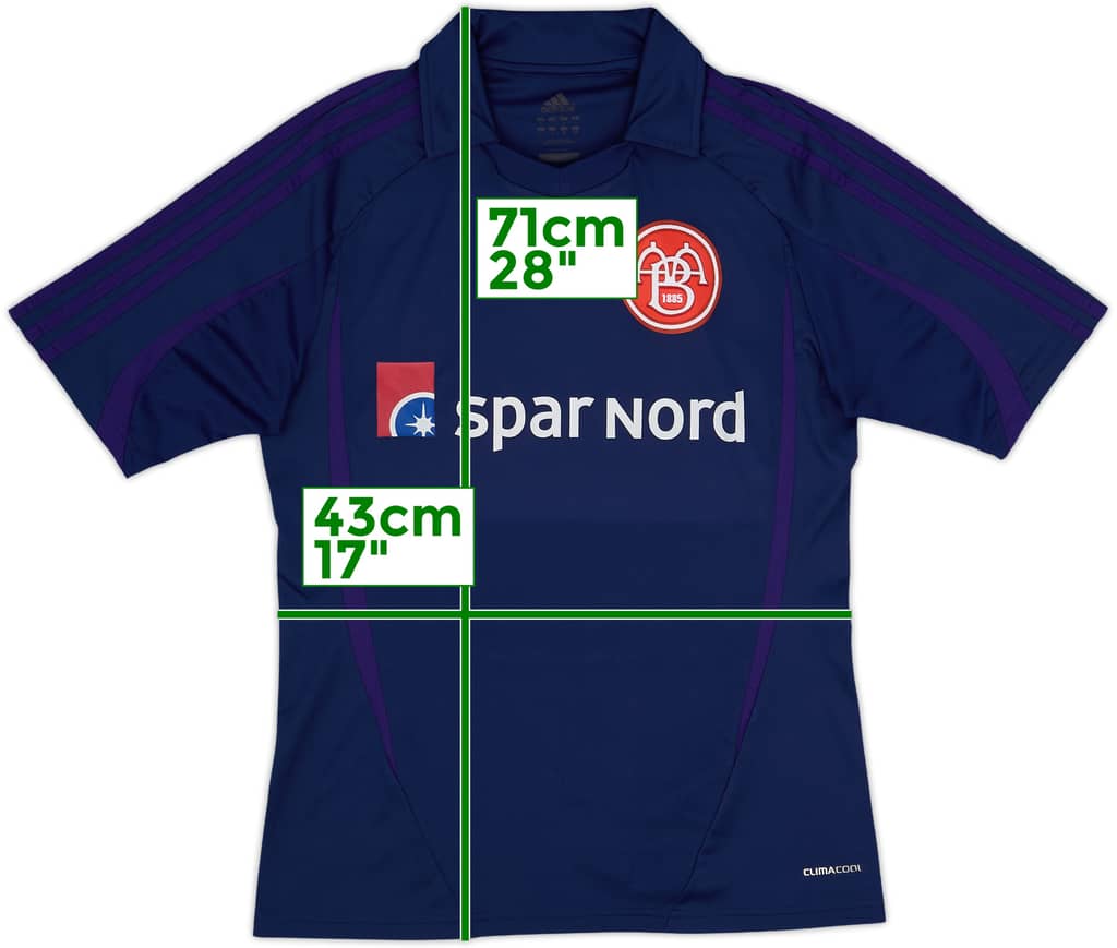 Camiseta de visitante del Aalborg 2010-11 - 8/10 - (S)