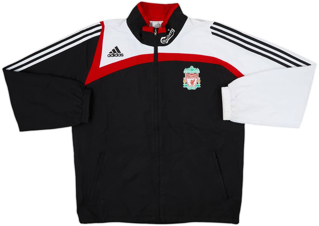 2007-08 Liverpool adidas Track Jacket - 6/10 - (L/XL)