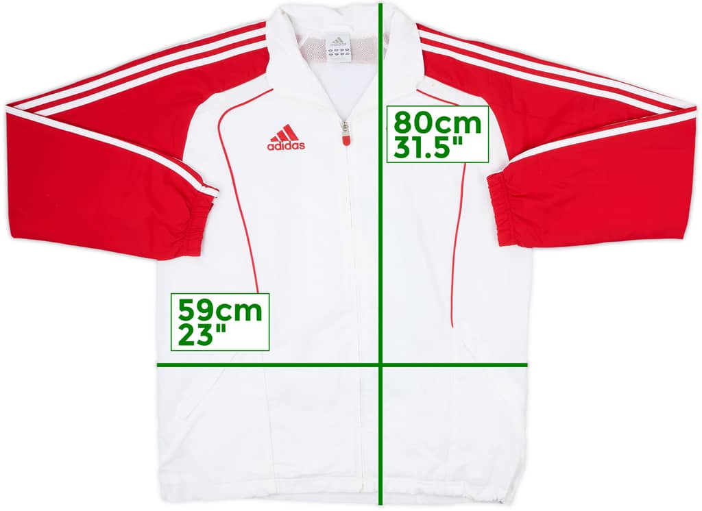 2010-11 Ajax adidas Track Jacket - 7/10 - (L)