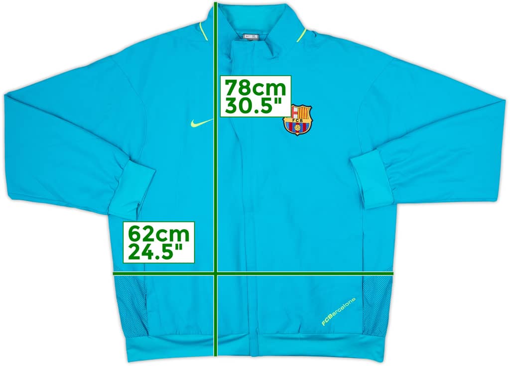 2007-08 Barcelona Nike Track Jacket - 8/10 - (XL)