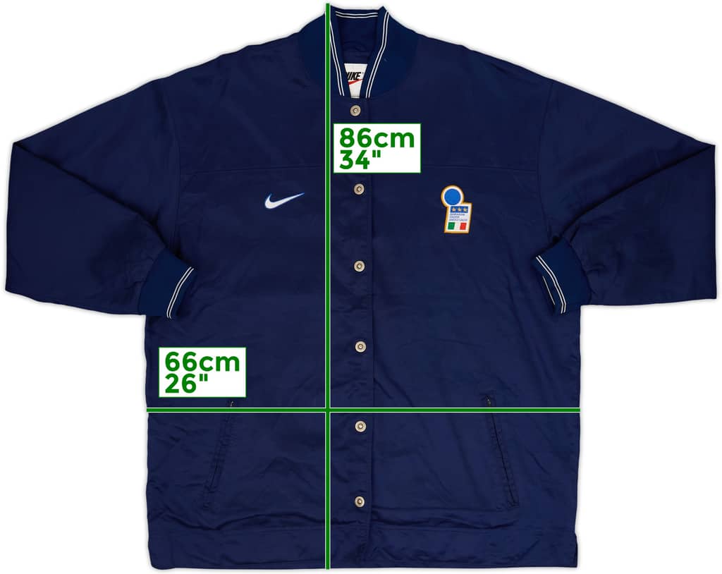 1998-99 Italy Nike Coach Jacket - 8/10 - (L)