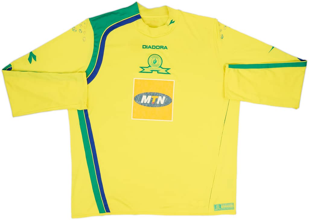 2006-07 Mamelodi Sundowns Home L/S Shirt - 6/10 - (XXL)