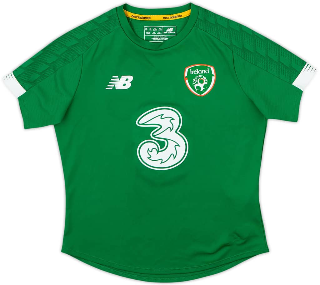 2018-20 Ireland New Balance Training Shirt - 9/10 - (S.Boys)