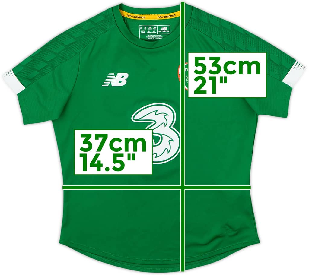 2018-20 Ireland New Balance Training Shirt - 9/10 - (S.Boys)