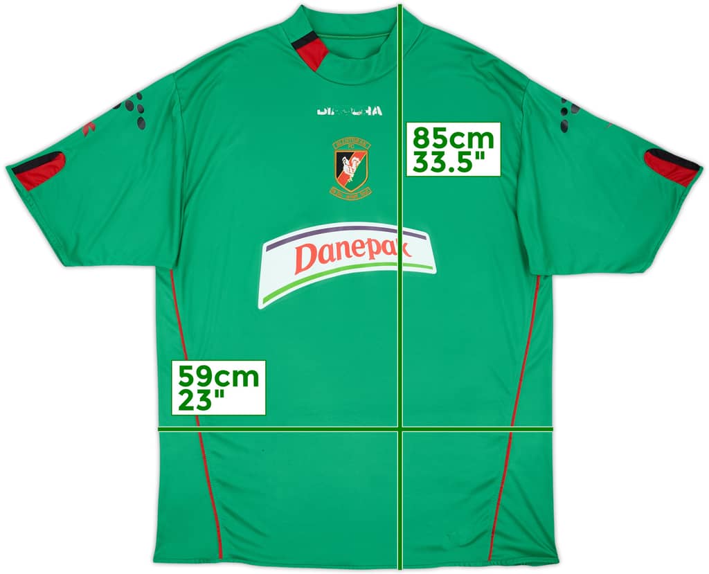 Camiseta de local del Glentoran 2005-06 - 4/10 - (XL)