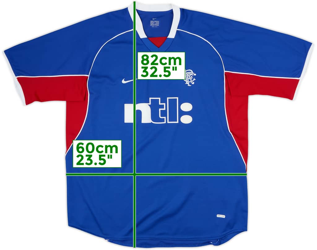 2001-02 Rangers Home Shirt - 10/10 - (XL)