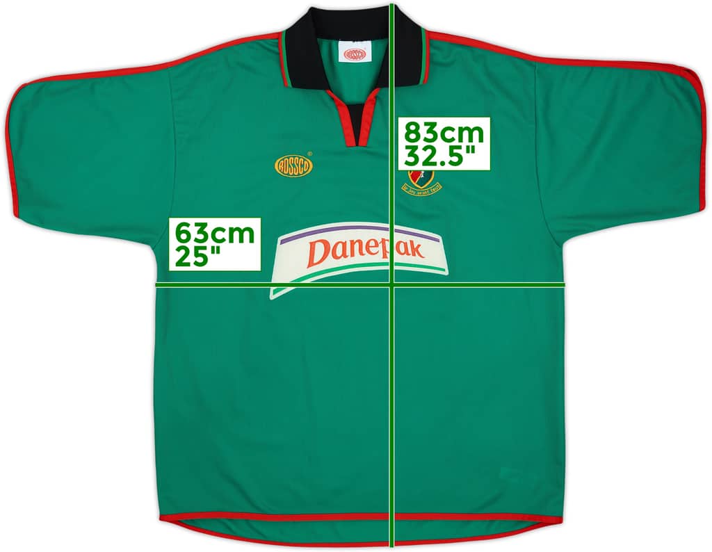 2003-04 Glentoran Home Shirt - 9/10 - (XXL)