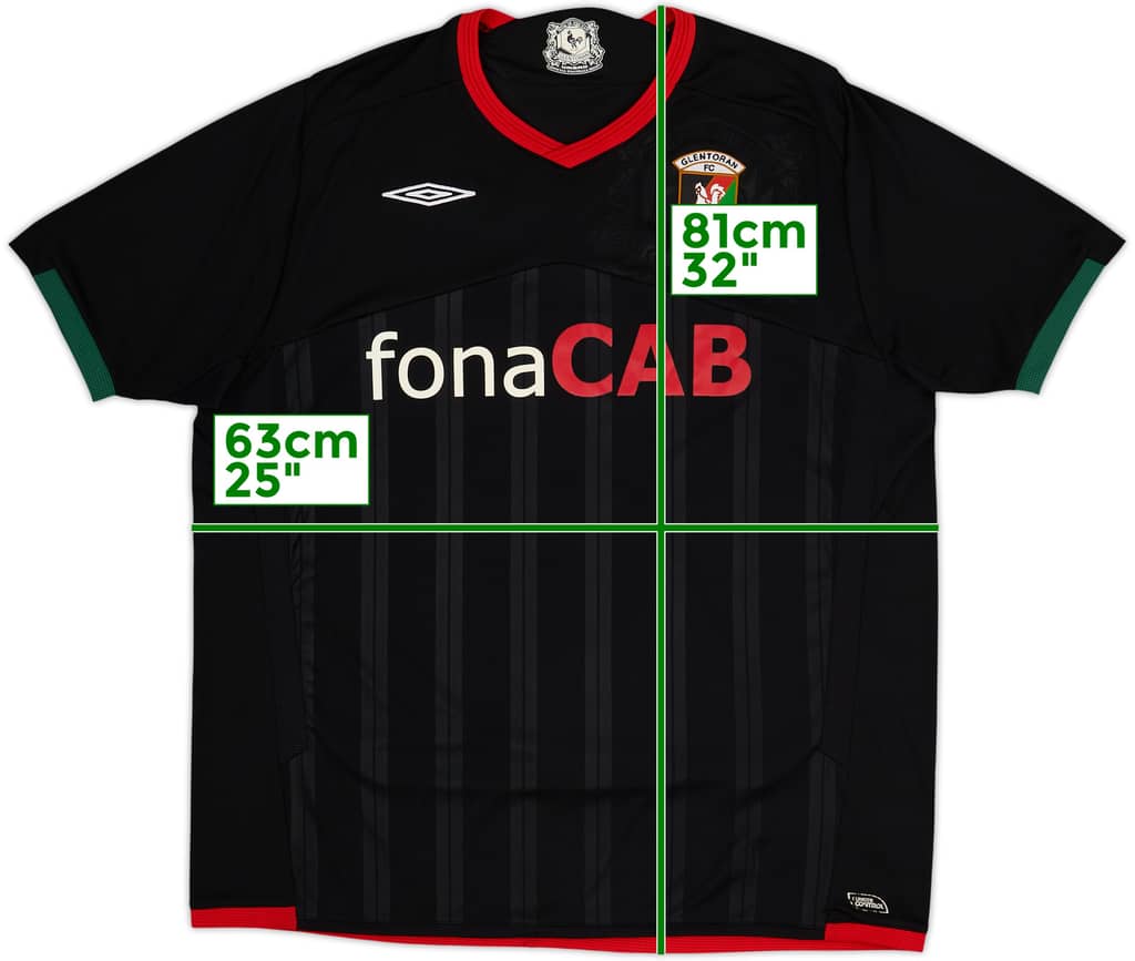 2009-11 Glentoran Away Shirt - 9/10 - (XXL)