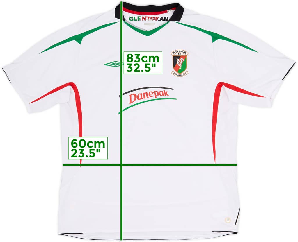 2006-07 Glentoran Away Shirt - 8/10 - (XXL)