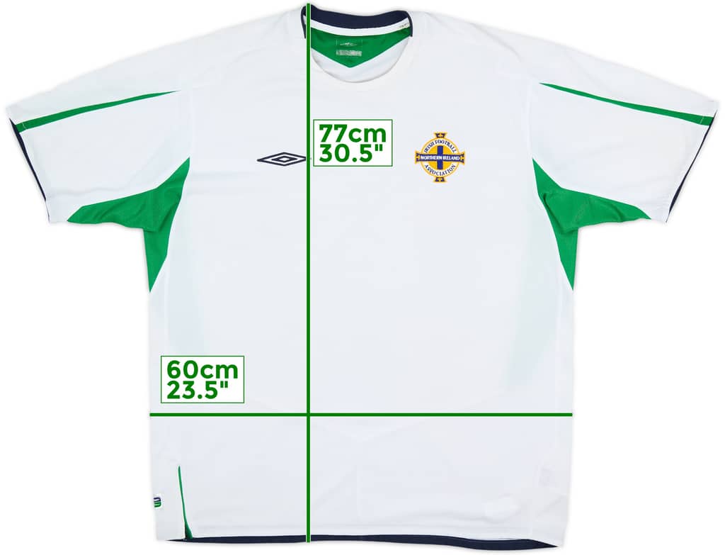 2004-06 Northern Ireland Away Shirt - 8/10 - (XXL)
