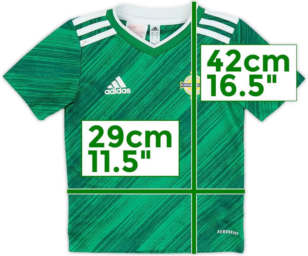 2020-22 Northern Ireland Home Shirt - 8/10 - (2-3 Years)