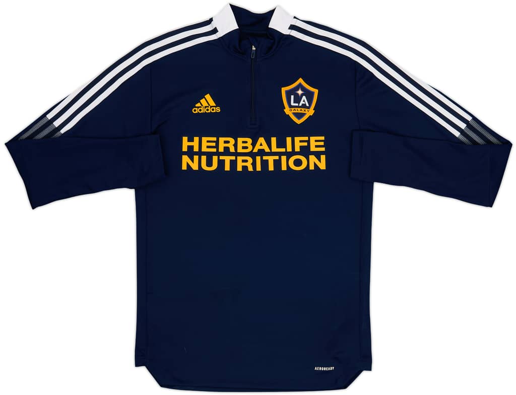 2020-21 LA Galaxy adidas 1/4 Zip Training Top - 6/10 - (S)