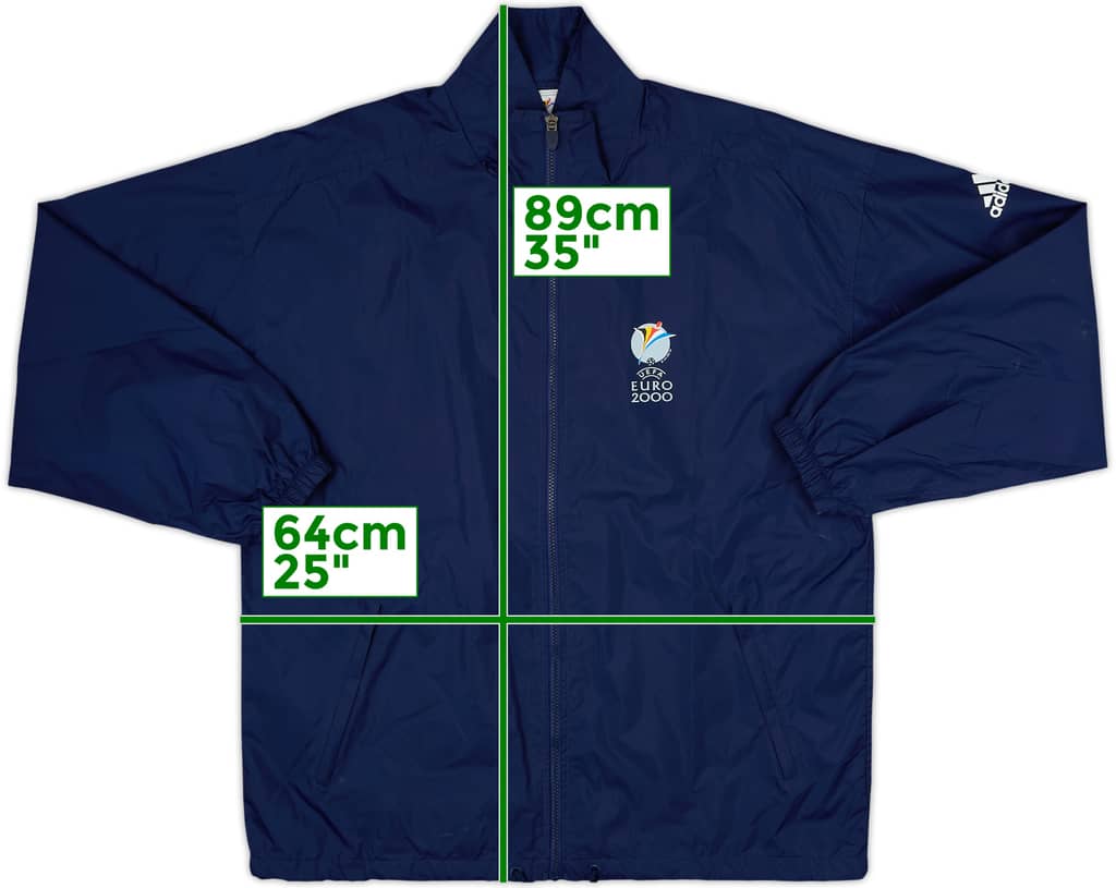 2000 UEFA 'Euro 2000' adidas Rain Jacket - 8/10 - (M)