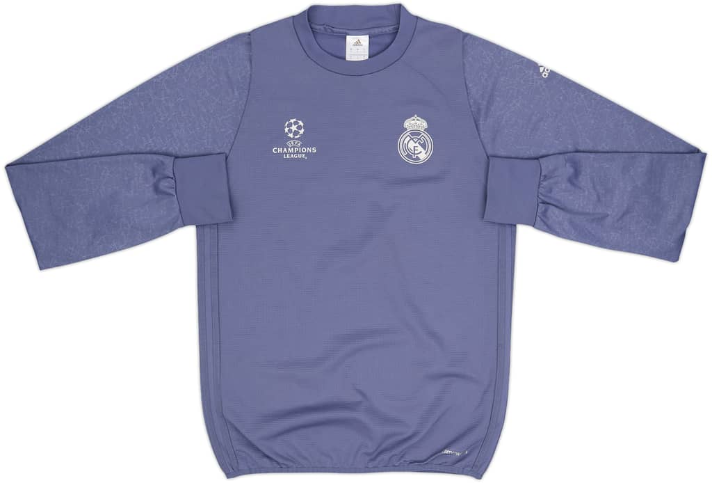 2016-17 Real Madrid adidas Sweat Top - 8/10 - (S)
