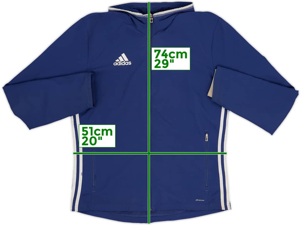 2016-17 Real Madrid adidas Hooded Track Jacket - 7/10 - (M)