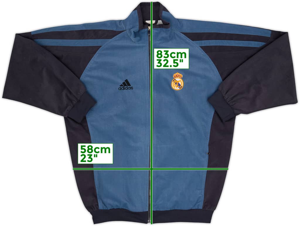 2001-02 Real Madrid adidas Track Jacket - 6/10 - (M/L)