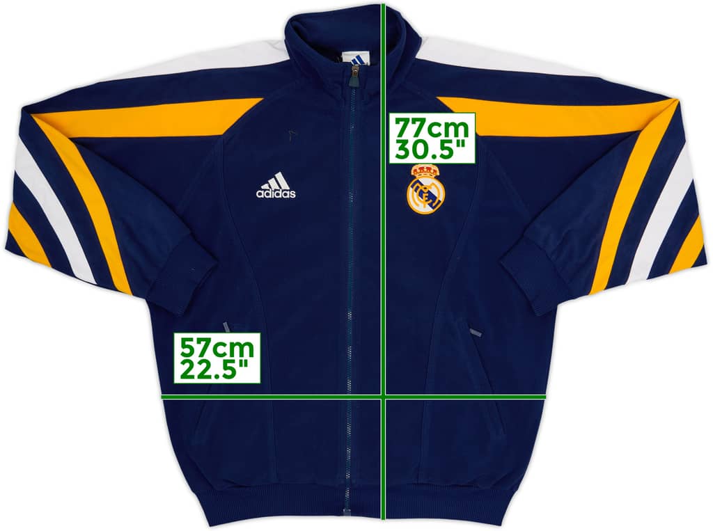 1998-00 Real Madrid adidas Track Jacket - 7/10 - (M/L)