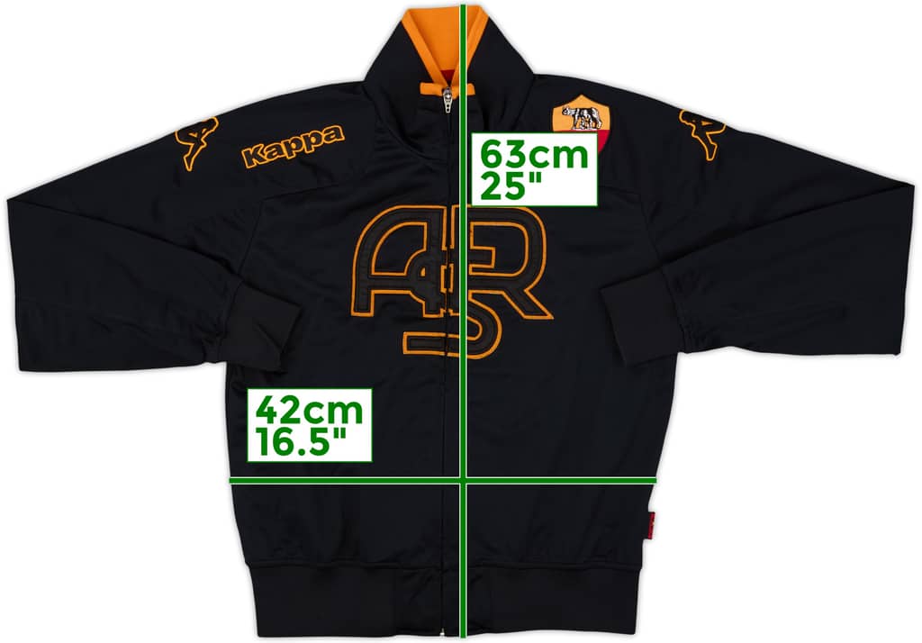 2011-12 Roma Kappa Track Jacket - 8/10 - (XL.Boys)