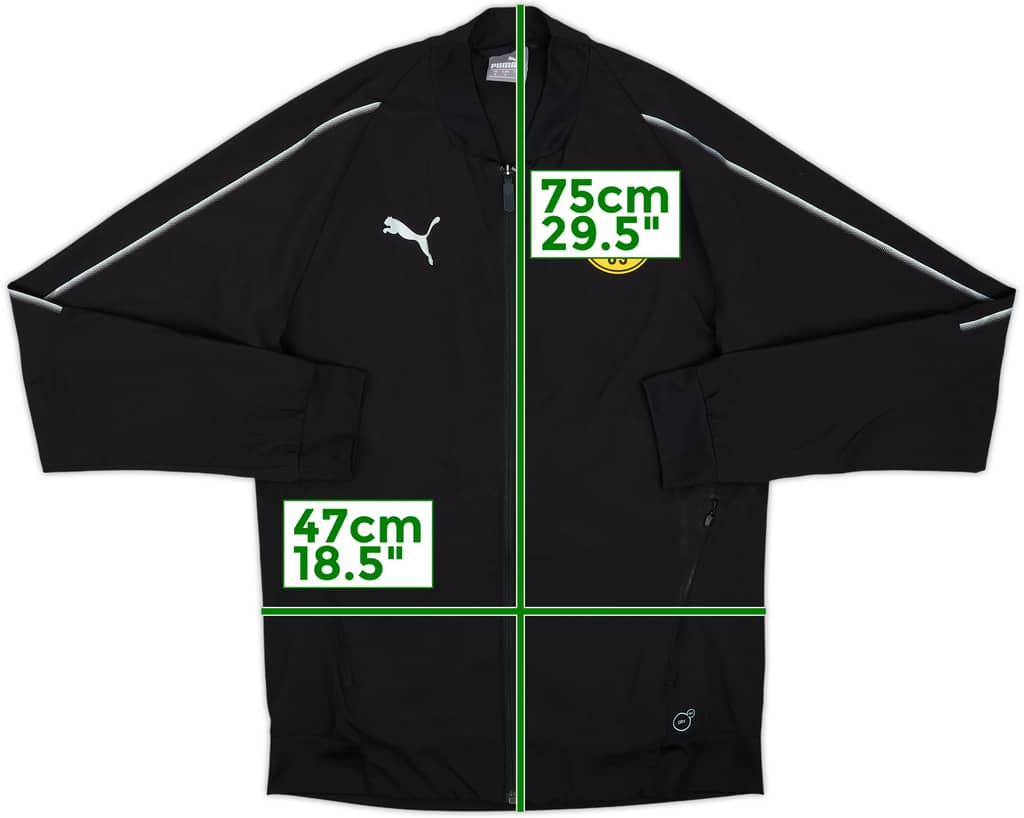 2018-19 Borussia Dortmund Puma Track Jacket - 10/10 - (S)