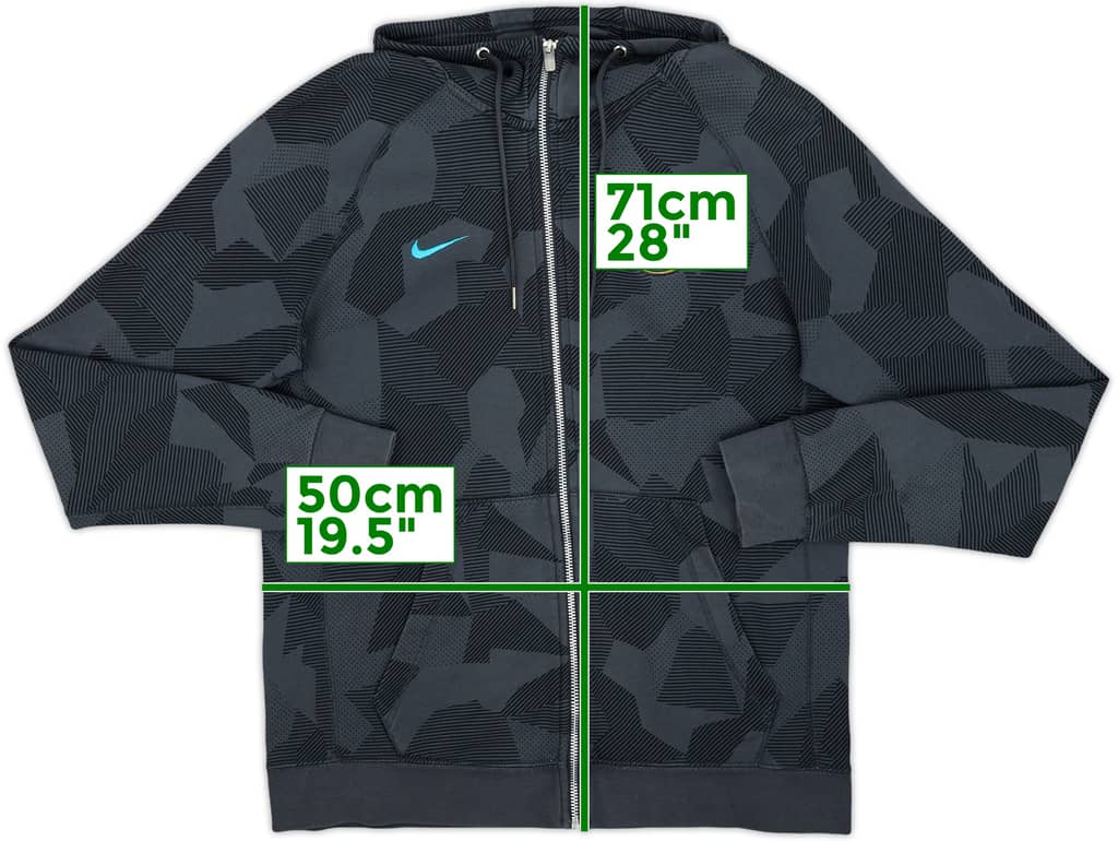 2017-18 Chelsea Nike Hooded Track Jacket - 8/10 - (M)