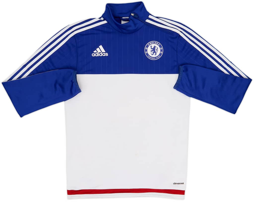 2015-16 Chelsea adidas 1/4 Zip Drill Top - 5/10 - (M)