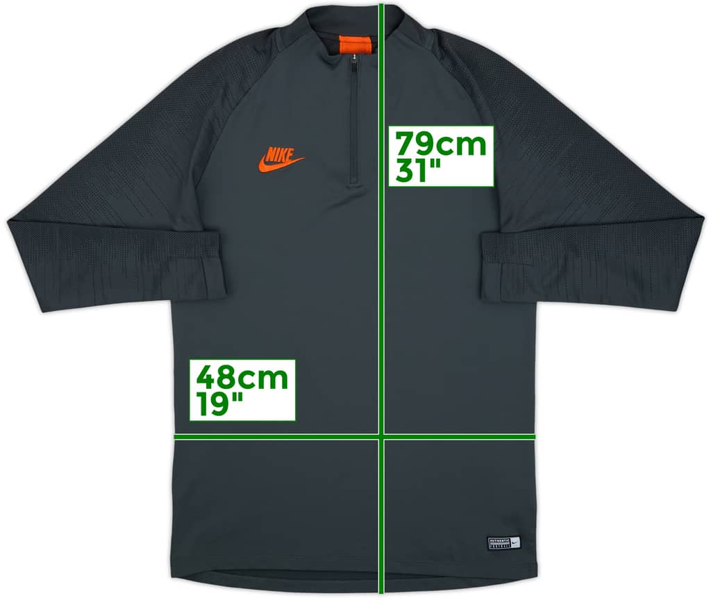 2019-20 Chelsea Nike 1/4 Zip Training Top - 8/10 - (M)