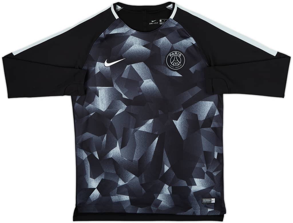 2017-18 Paris Saint-Germain Nike Sweat Top - 8/10 - (M)