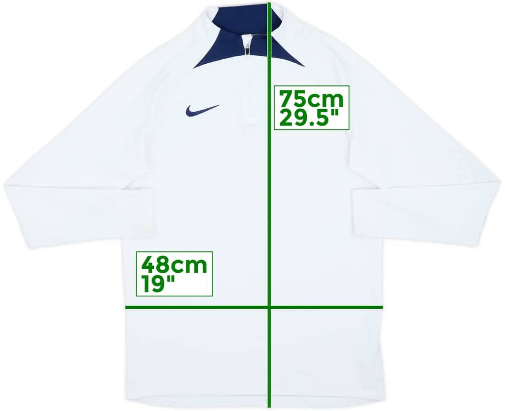 Top de entrenamiento con cremallera de 1/4 Nike del Paris Saint-Germain 2022-23 - 8/10 - (M)