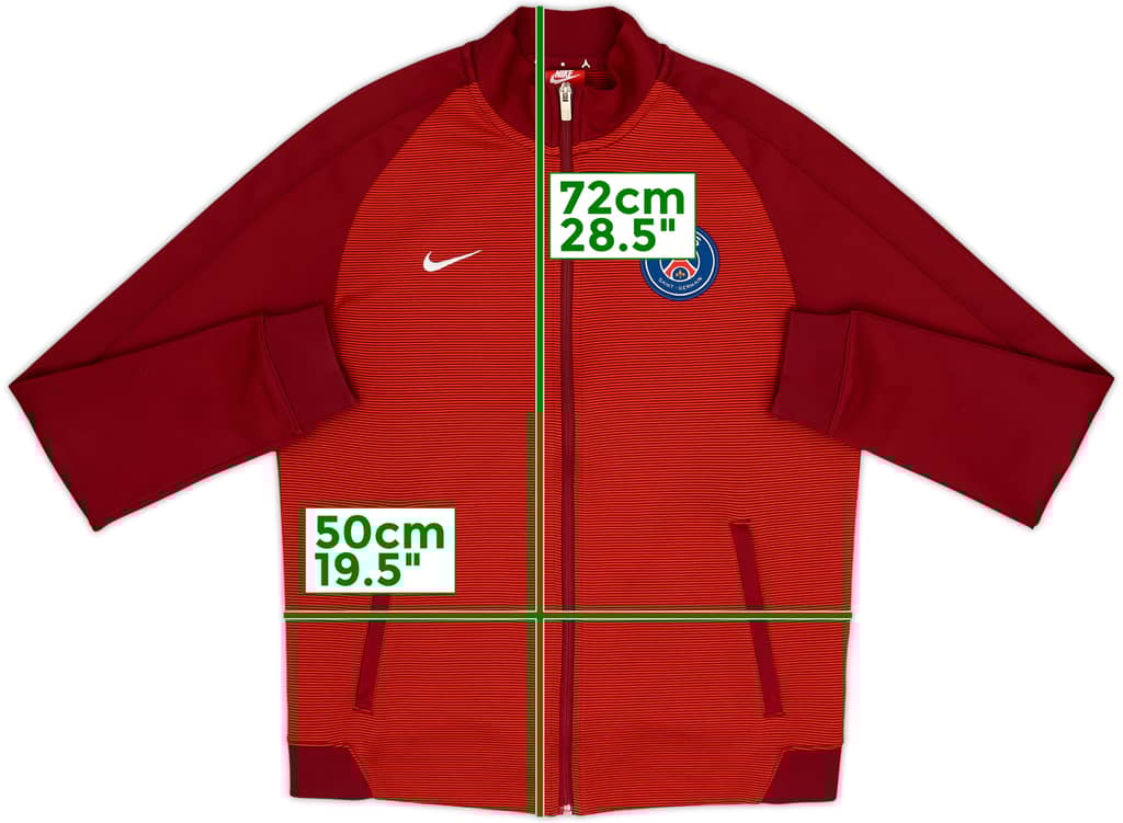 2016-17 Paris Saint-Germain Nike Track Jacket - 7/10 - (M)
