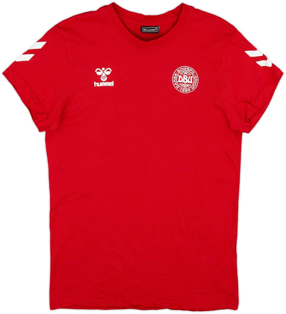 2022-23 Denmark Hummel Cotton Tee - 8/10 - (XL.Boys)
