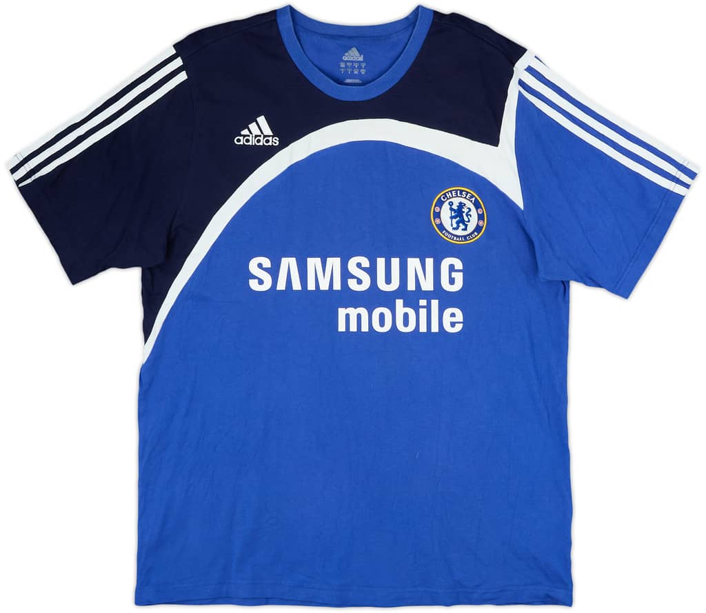 2007-08 Chelsea adidas Cotton Tee - 8/10 - (L/XL)