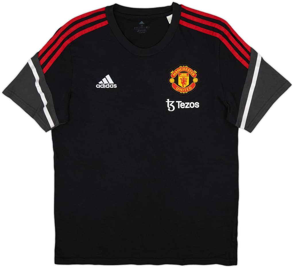 2022-23 Manchester United adidas Cotton Tee - 7/10 - (M)
