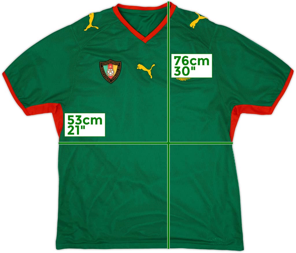 2008-09 Cameroon Home Shirt - 6/10 - (L)