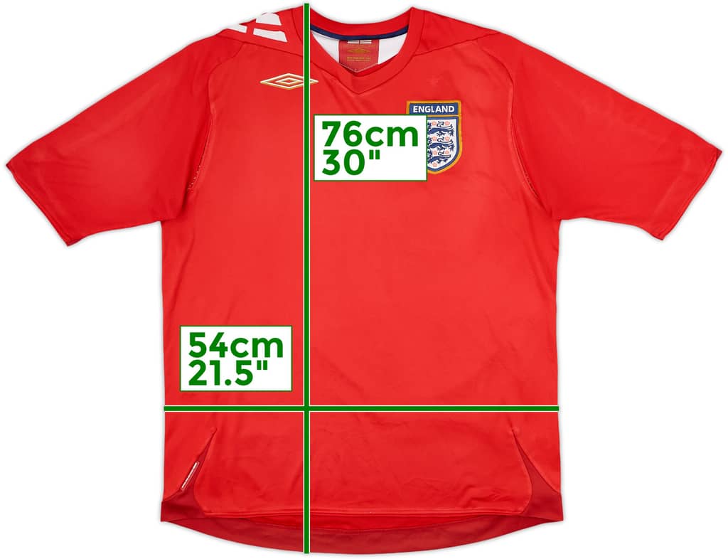 2006-08 England Away Shirt - 4/10 - (L)