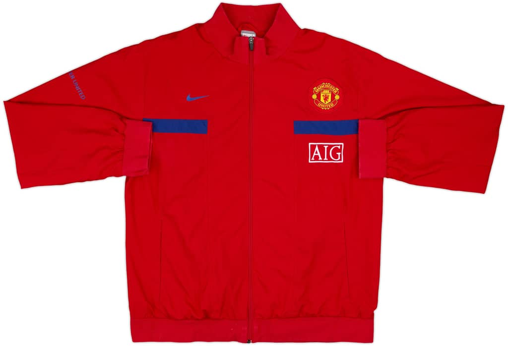 2009-10 Manchester United Nike Track Jacket - 8/10 - (L)