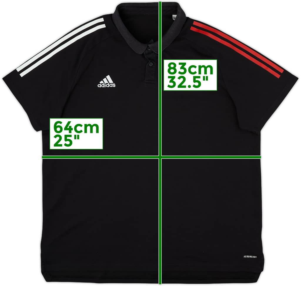 2020-21 Bayern Munich adidas Polo Shirt - 8/10 - (XXL)