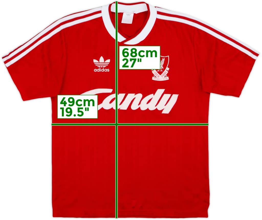 1988-89 Liverpool Home Shirt - 7/10 - (L)