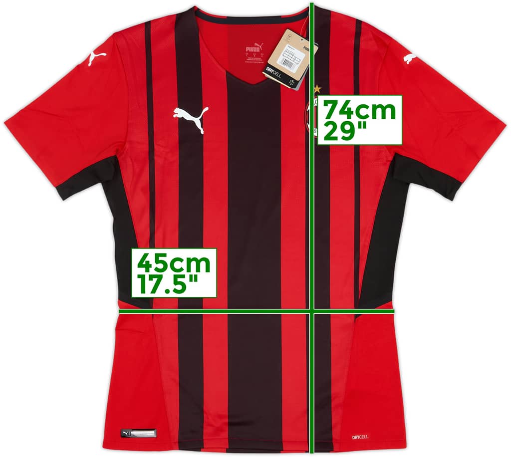 2021-22 AC Milan Prototype Home Shirt (L)