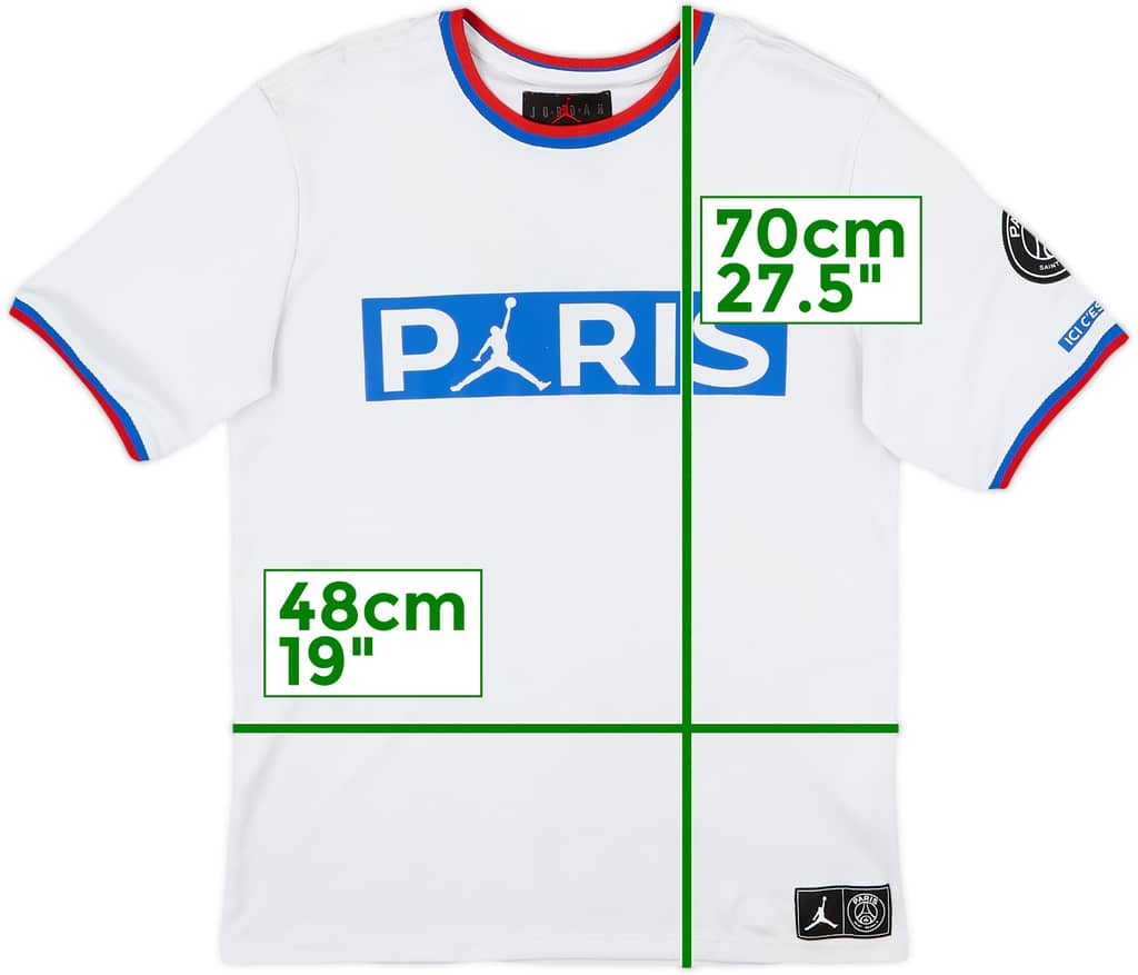 2020-21 Paris Saint-Germain Nike Jordan Training Shirt - 5/10 - (S)