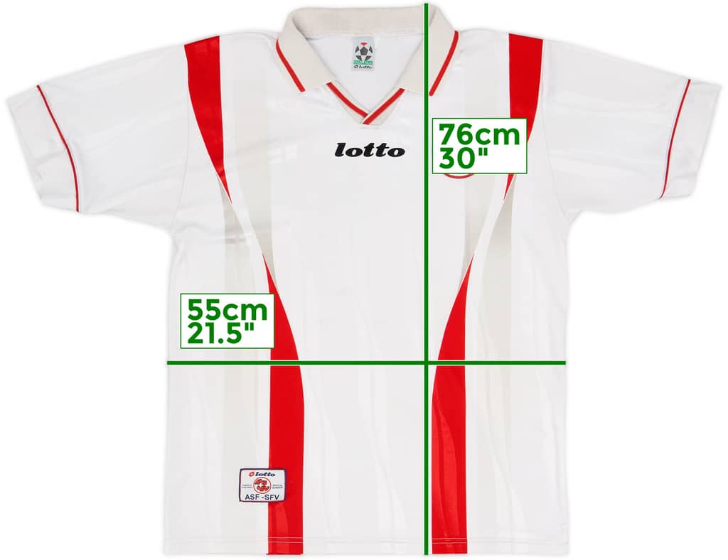 1997-98 Switzerland Away Shirt - 7/10 - (L)
