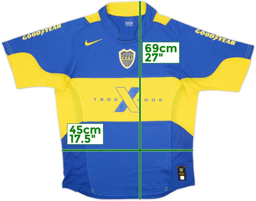 2005 Boca Juniors Home Shirt - 9/10 - (S)