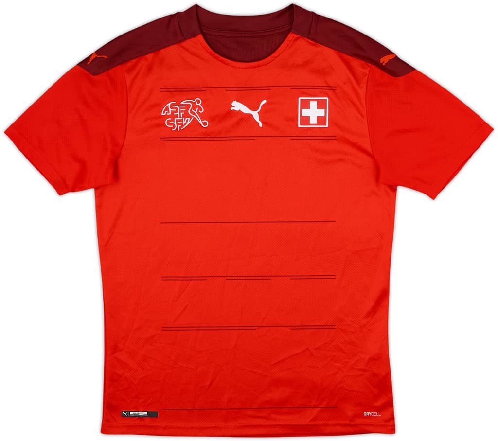2020-21 Switzerland Home Shirt - 10/10 - (S)
