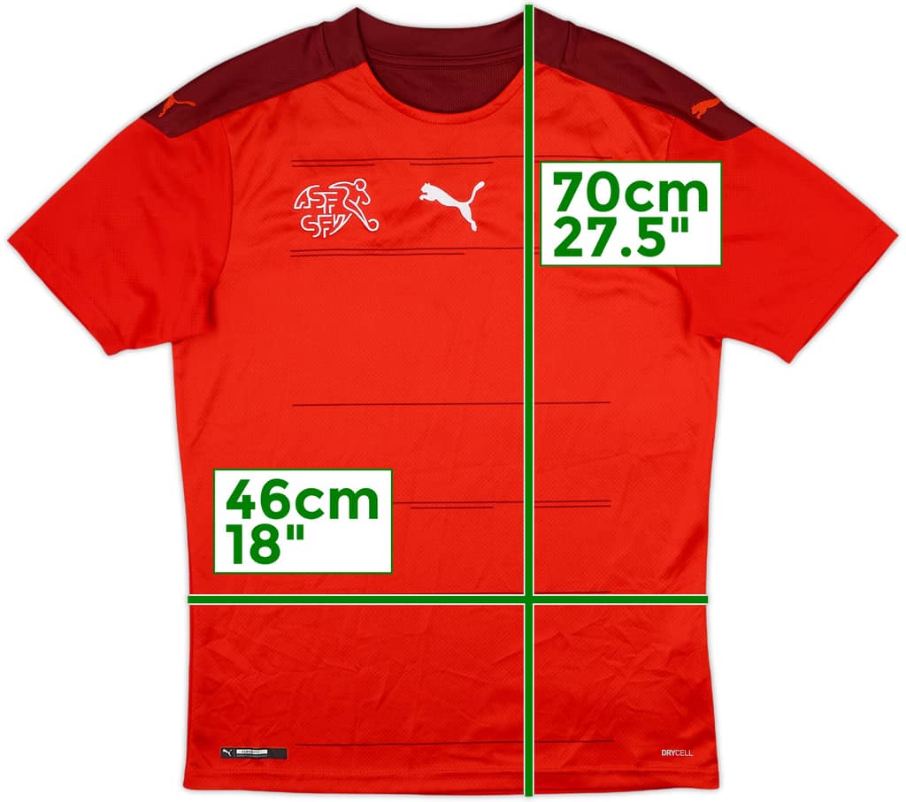 2020-21 Switzerland Home Shirt - 10/10 - (S)
