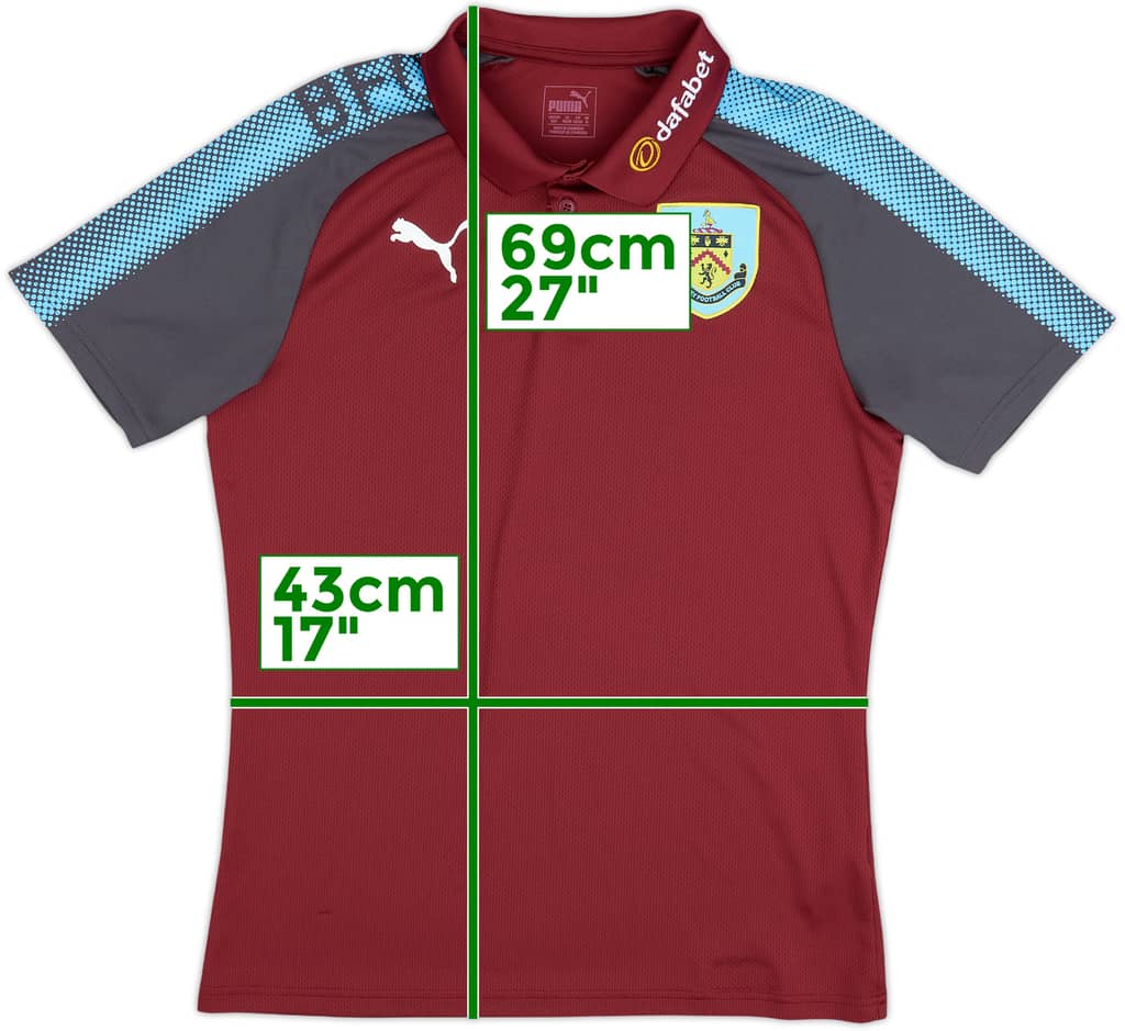 2017-18 Burnley Puma Polo Shirt - 9/10 - (M)