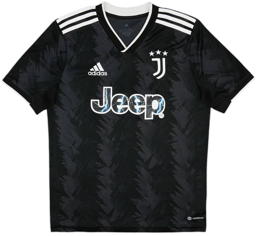 2022-23 Juventus Away Shirt - 7/10 - (L.Boys)